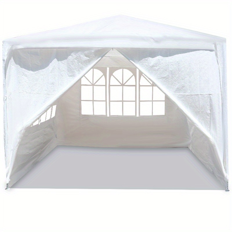 Heavy-Duty Outdoor Gazebo for Events, Featuring a 10X10 Party Tent with Four Removable Side Walls, Waterproof Sunshade, Suitable for Weddings, Camping, Backyard Gatherings, Picnics, Beaches, And Commercial Purposes