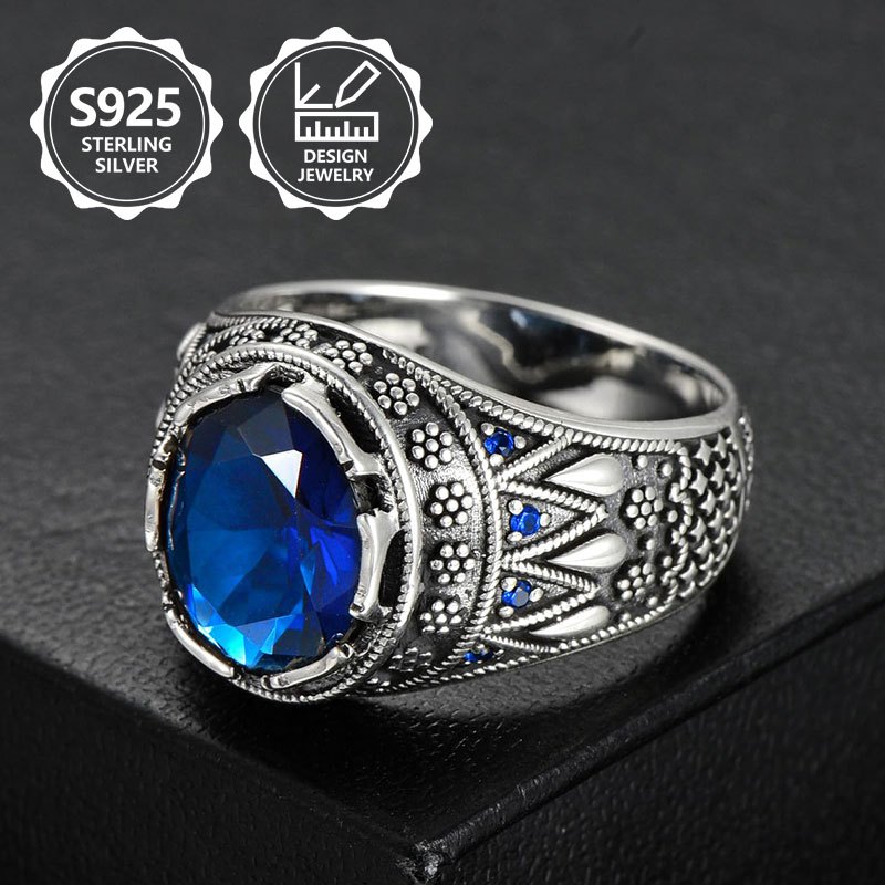 Image of 925 Sterling ' Fashionable Ring, Elegant And Fashionable, Set With Cubic Zirconia, A High-quality Ladies' Ring With , Suitable For Vacation Trips, Daily Wear, The Perfect Commemorative Gift For Fr