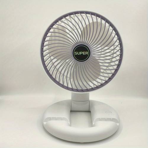 portable usb rechargeable mini desk fan with u shaped base lithium battery for bedroom office kitchen camping and more indoor outdoor use personal cooling device design usb charging fan portable fan