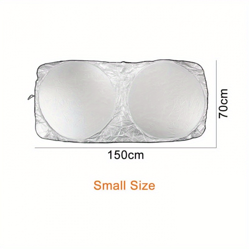 TEMU Parasol Plegable para Parabrisas de Coche, Protector Interior Anti UV, Visera para Protección Solar, Accesorios para Automóviles