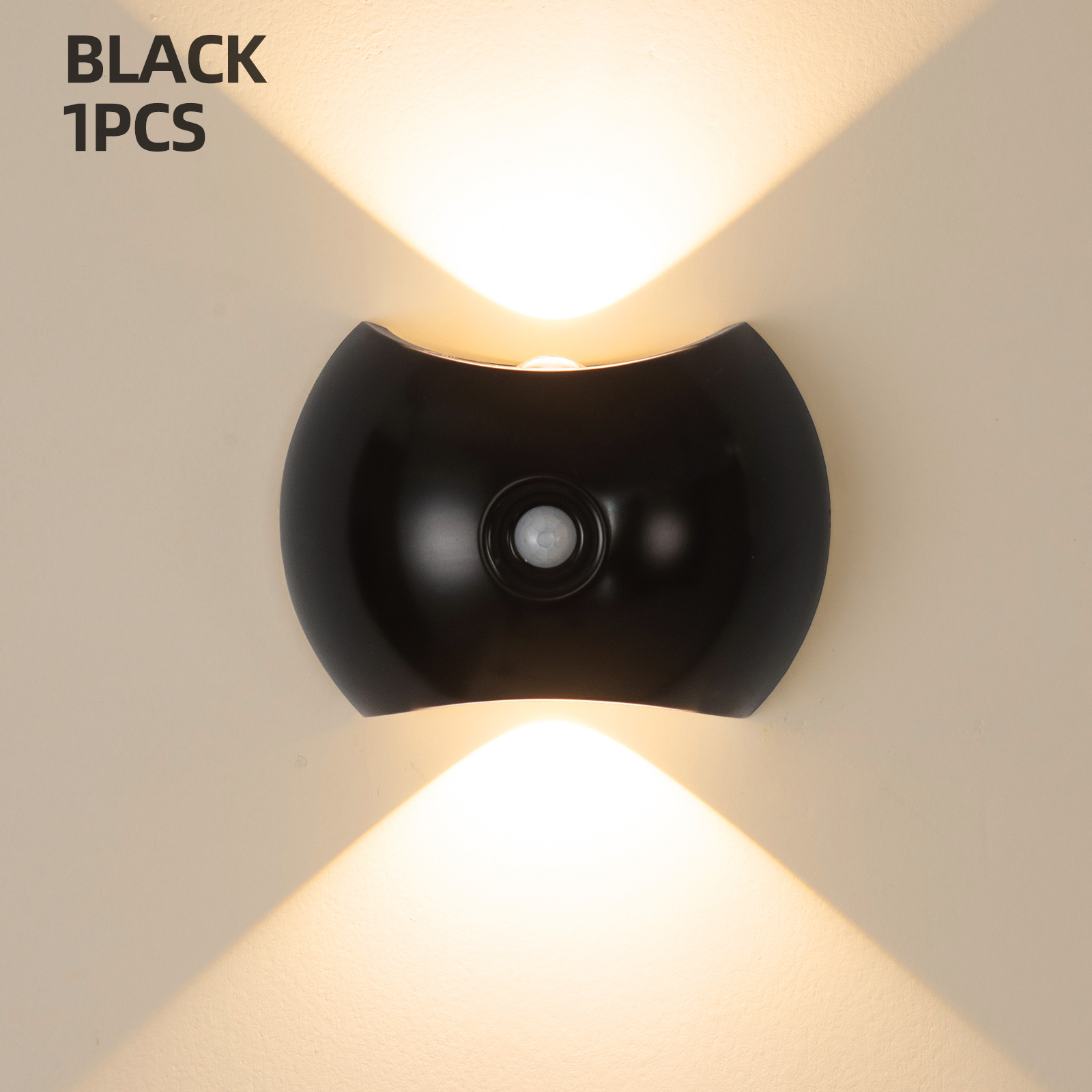 LED Motion Sensor Night Light, USB Rechargeable Wall Lamp