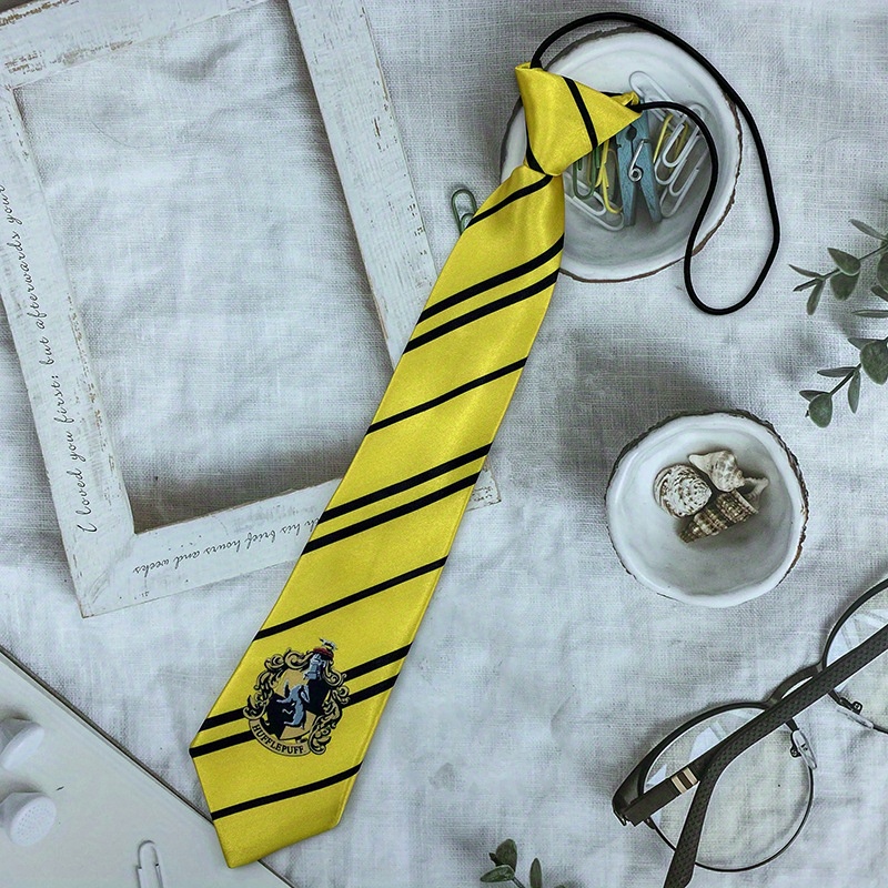 TEMU Harry Potter Tie, Adjustable Twill Necktie, Shirt And Uniform Accessory For And Casual Wear, Perfect Gift For Harry Potter Fans, Mother&;s Day,