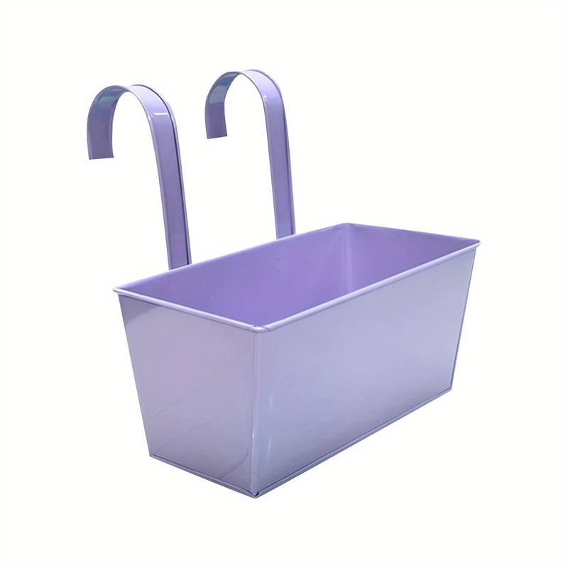Balcony Buddies Confezione Da 3 Fioriere Per Ringhiere 15,2 Cm: Vasi Da Appendere Senza Attrezzi, Per Piante Da Esterno, Realizzati In USA