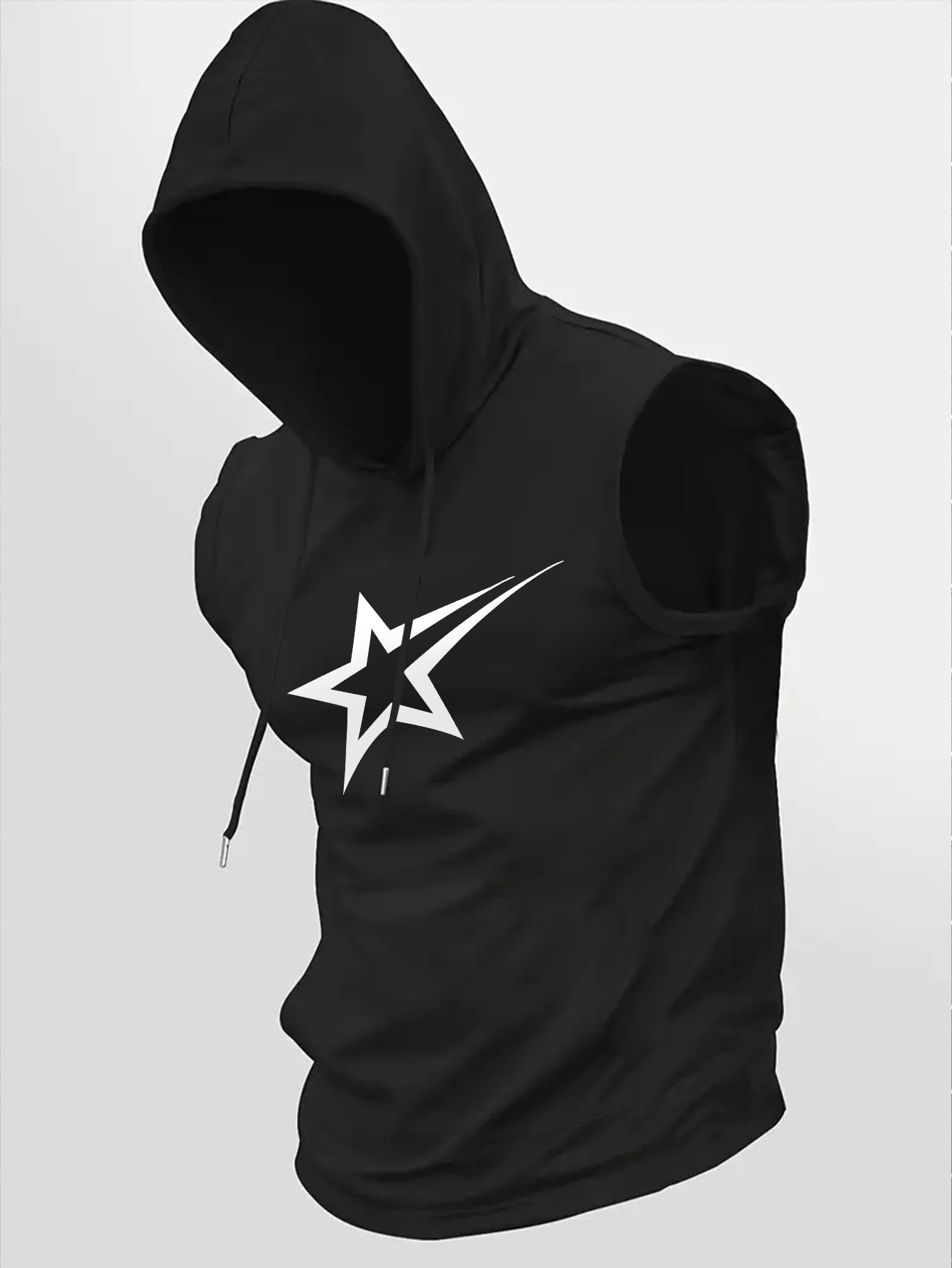 sleeveless hoodie sold on Temu United States