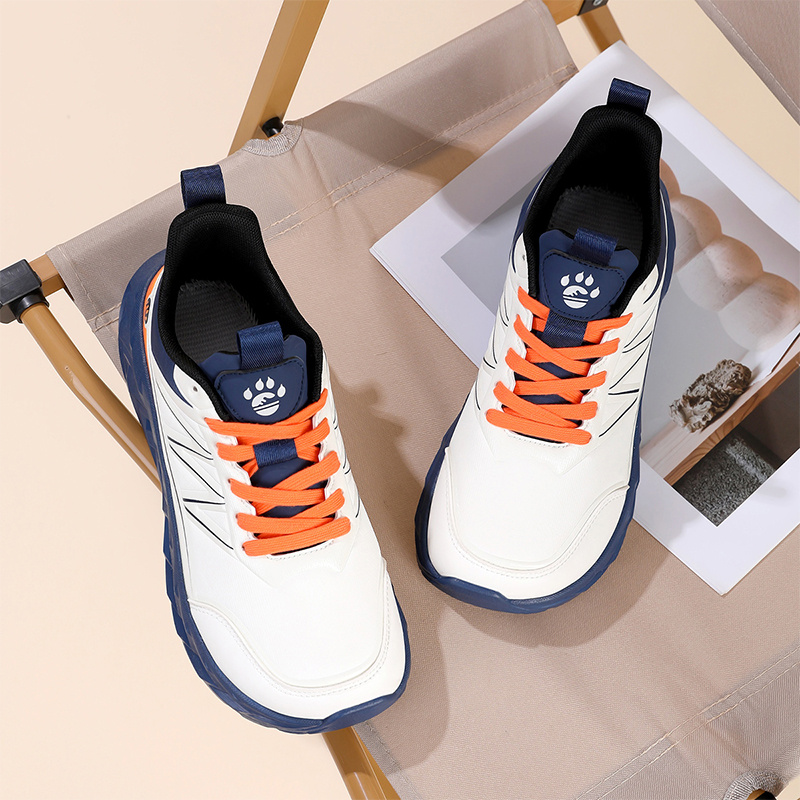 Men's Casual Sports Shoes with Thickened Wide Toe Design