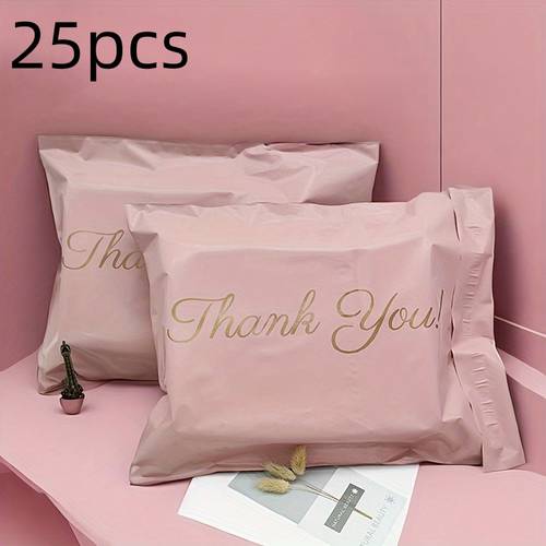 new material pink ordinary packaging bag modern multi purpose packaging bag e commerce packaging bag self bag