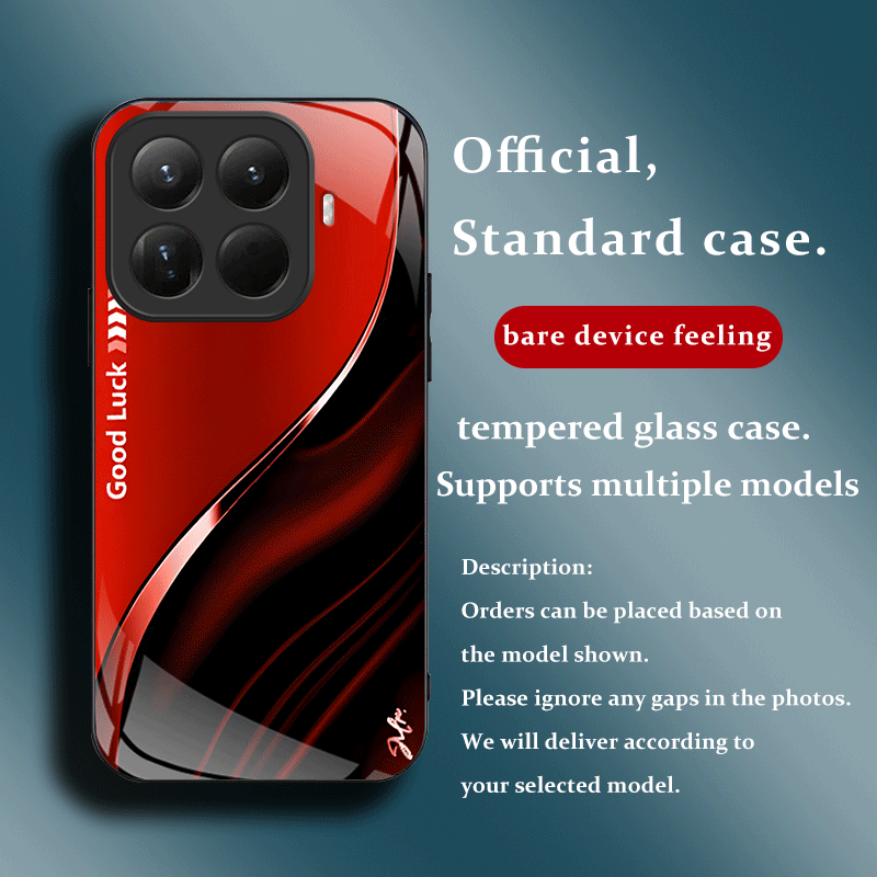 TEMU para teléfono: Compatible con Xiaomi 15T Pro Mi 15T 5G, cubierta trasera de vidrio templado, resistente a impactos, color degradado pintado