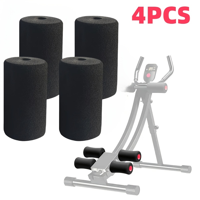 TEMU 2 stuks/4 stuks Hoge Dichtheid Schuimroller Pads Geschikt voor Gewichtheffen Demping - Antislip Duurzame Vervangende Vulling voor Gymapparatuur,