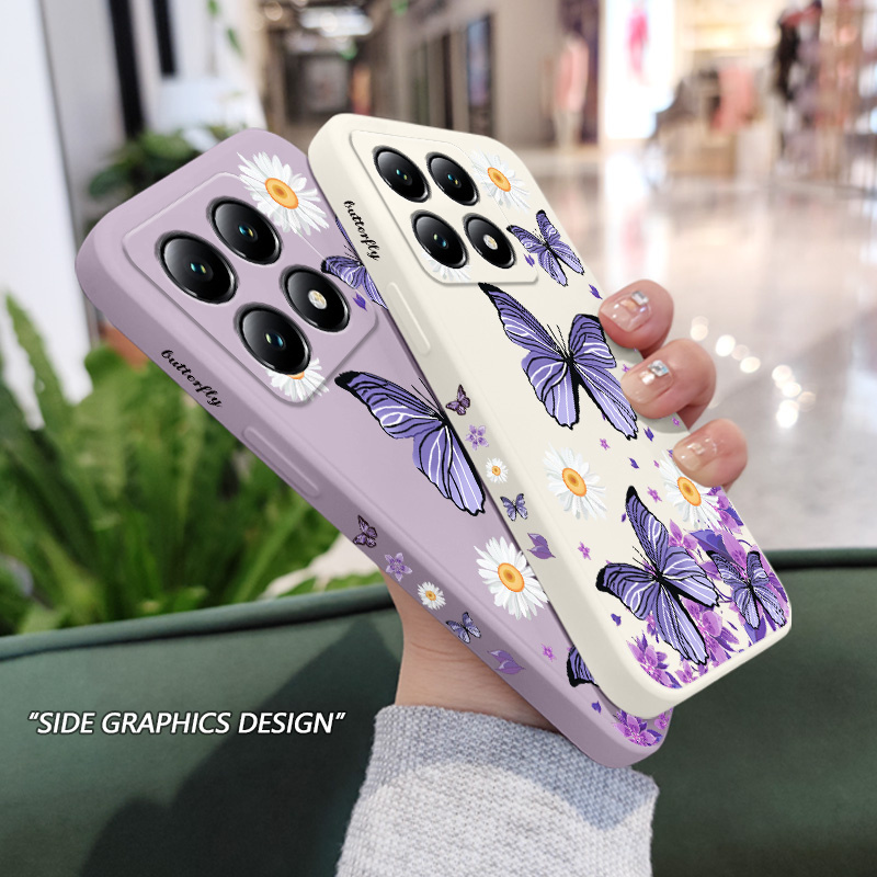 phone case purple butterflies case 2025 2024 case - Temu