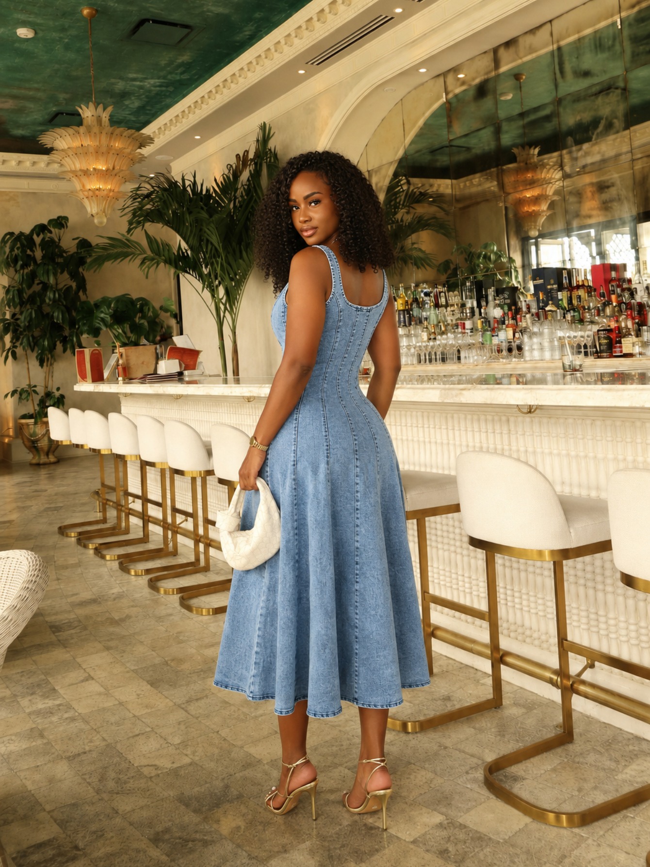 temu denim dresses denim dress sold on Temu United States