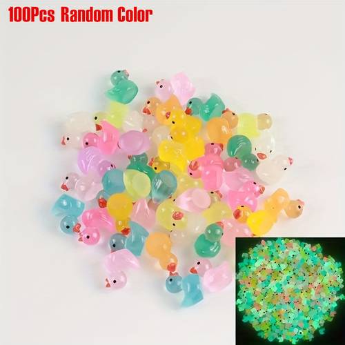100 in dark duck mini realistic duck glow for goody bag stuffers party favors supplies mini stuff cute stuff cool stuff diy crafts and moss landscape statues