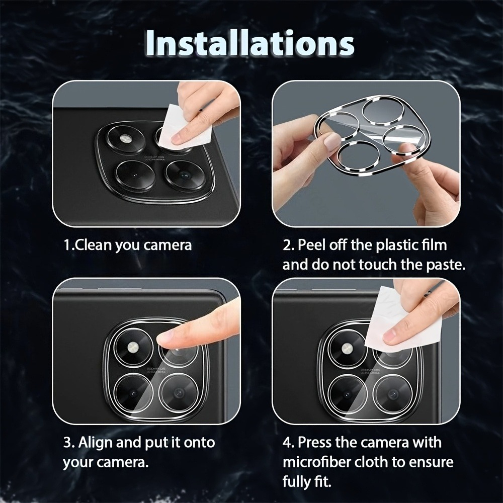 TEMU 1pc Suitable For Redmi Note 15 Pro  Dust-proof Lens Protector, Suitable For Redmi Note 13/14/15 /4g/5g/ Note 13/14/15 Pro 4g/5g /note 13/14/15