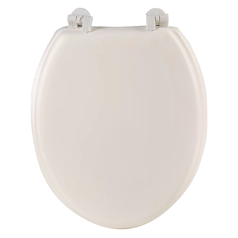 TEMU 1pc O-ring Thickened Toilet Seat Cover With And Quiet Function - Durable Plastic Toilet Seat Suitable For Home And Hotel Use, , , And Easy To