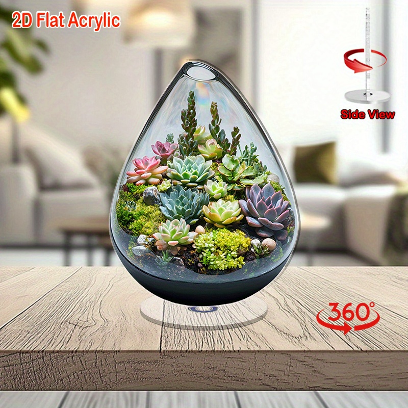 Vase En Verre Transparent Avec Bouchon Liège - Terrarium DIY Pour Succulentes, Décoration Maison Et Jardin