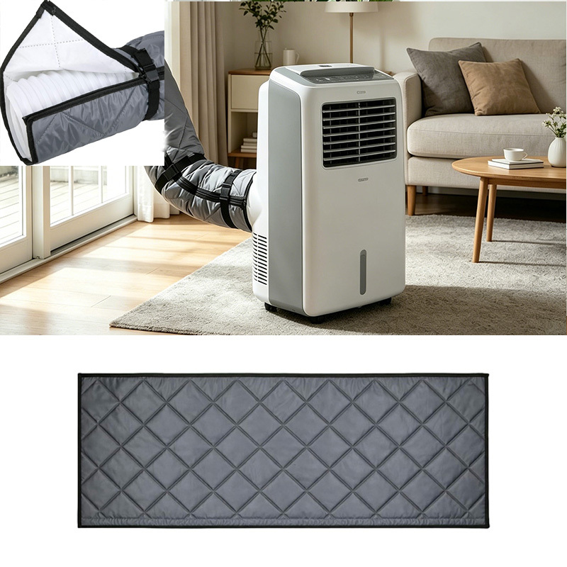 Image of Portable Air Conditioner Hose Insulation Sleeve, Air Conditioning Duct Insulation Sleeve, Suitable For Bedrooms And Living Rooms, Adjustable Design, And Removal