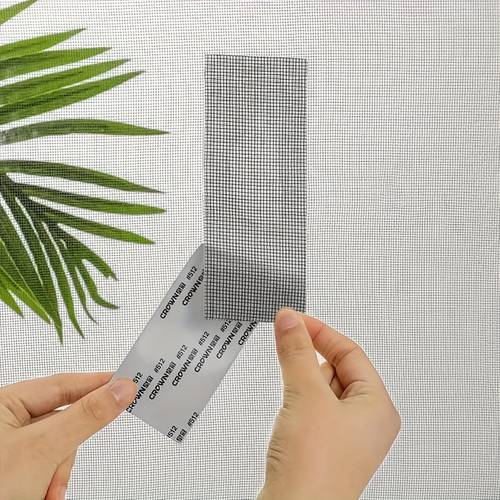 210cm long x 5cm wide 82 67in 1 97in window tape self mesh patch kit fiberglass cover for doors and windows repairs holes and tears mosquito repellent for home and office use