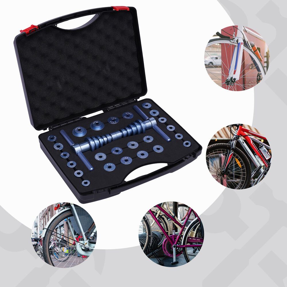 Tool Kit For Installing Bicycle Bearing Presses, Essential For Wheel Maintenance