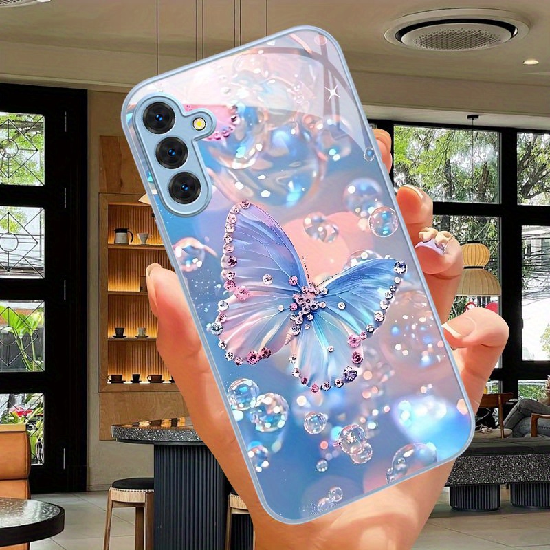TEMU Tempered Glass Phone Case Cover For Galaxy