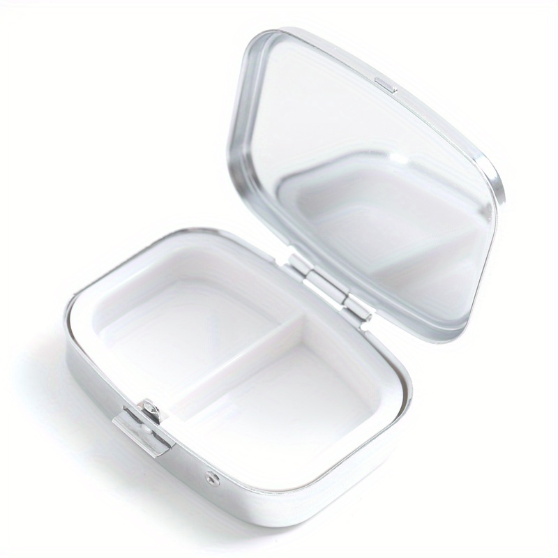 Mini Portable Cat Paw Print Pattern Medicine Box, Travel Essential
