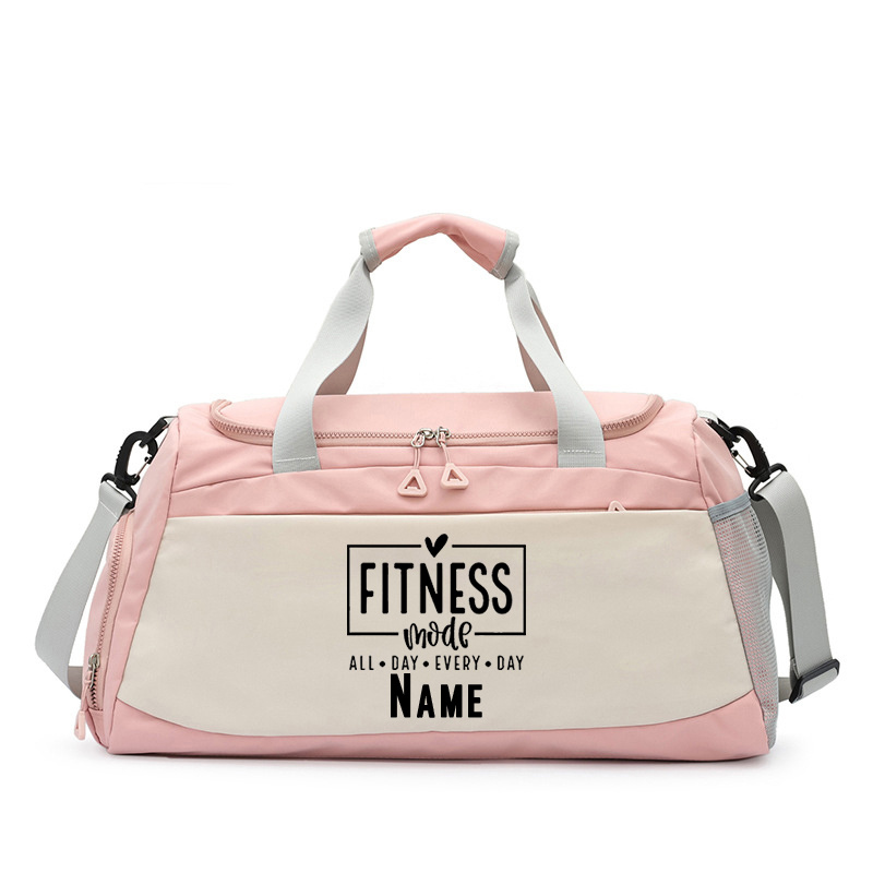 TEMU Personalisierbare Minimalistische Mode-Reisetasche mit Schuhfach, Verstellbarem Schultergurt, Gym- Yogatasche, Trolley-Hülle für
