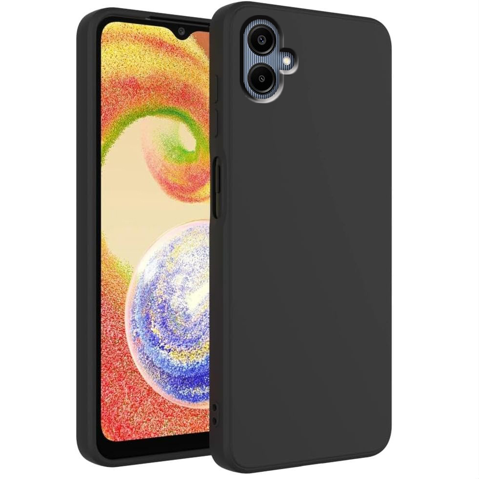 TEMU Phone Case: For For Galaxy A06 Case Slim Shockproof Flexible Black Matt Soft Silicone Protective Phone Case Cover