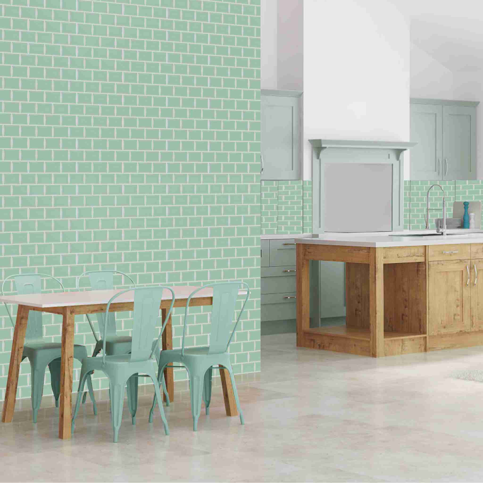 3d Tile Decals, Adhesive Tiles, Glossy Pvc Self-stick Tile Decals, Wall Tile Decor, Ideal For Bedrooms, Kitchens, And Bathrooms (30 Cm X 30 Cm, Set Of 10)