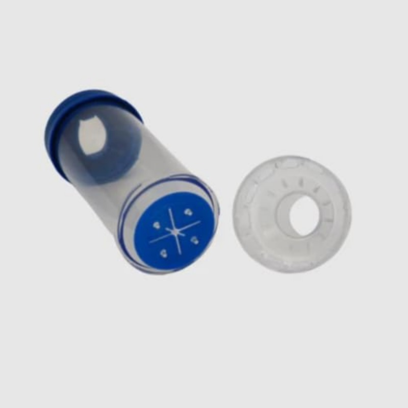 MedeScan 2-in-1 Anti-Static Inhaler Spacer Chamber with Soft Silicone Masks - MDI Compatible Medication Device for /COPD, (s &), Portable Respiratory Medication Delivery System