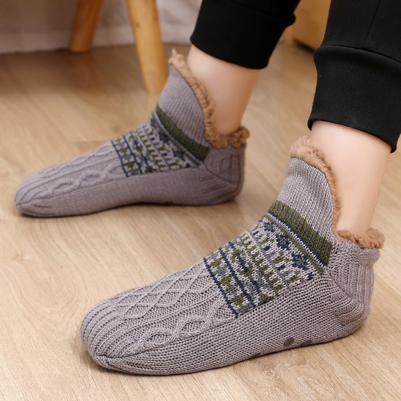 NS-Sherpa Fluffy Bed Slippers for Men & Women - Warm, Non-Slip, Comfortable Knitted Socks with Plush Fleece Lining, Striped Design, Perfect for Indoor Use, Indoor Slippers | Plush Lined Socks | Knitted Socks, Slippers for Indoor Use, Bed Sock Men, Fuzzy Sock Extra Large, Sleep Sock Big Size, Thermal Sock For Sleeping, Sock Men Extra Shirt, Men Sock Good Quality 10 NS-Sherpa Fluffy Bed Slippers for Men & Women - Warm, Non-Slip, Comfortable Knitted Socks with Plush Fleece Lining, Striped Design, Perfect for Indoor Use, Indoor Slippers | Plush Lined Socks | Knitted Socks, Slippers for Indoor Use, Bed Sock Men, Fuzzy Sock Extra Large, Sleep Sock Big Size, Thermal Sock For Sleeping, Sock Men Extra Shirt, Men Sock Good Quality - Image 10