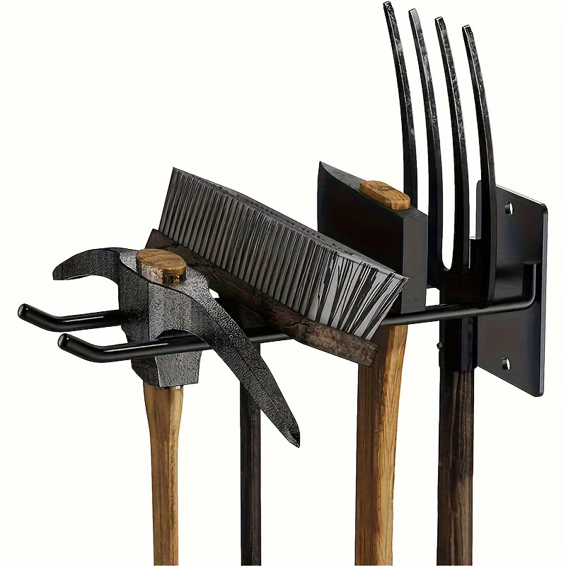 

-mounted Tool Organizer - -, Install For & (shovels, Rakes, Brooms) - Storage