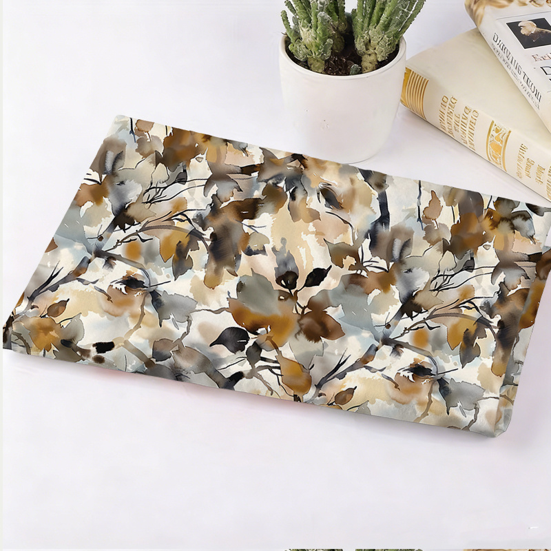 TEMU This Handmade Fabric Is Lightweight, Breathable, Soft, And Durable, Of 97% Polyester And 3% Spandex. It Features Vibrant Floral Prints And Is