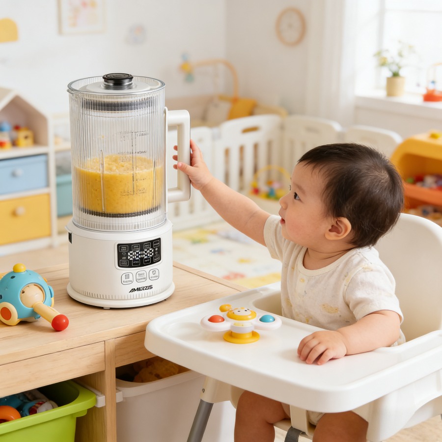 TEMU Blender Automatique avec Chauffage 10 Fonctions Machine à Lait de Soja Technologie de Fracture Murale pour Boisson à 110-120V