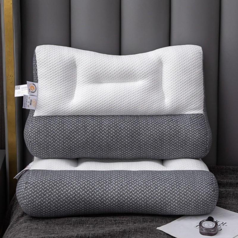 This Is an Ergonomic Traction Pillow Designed for Neck Support, Featuring a Breathable 3D Mesh And Firm Support for Better Sleep. It Is Suitable for Home Use