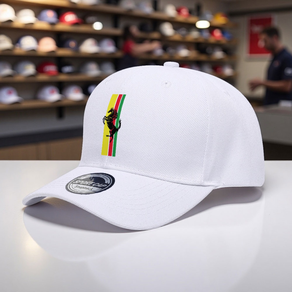 1 stuk Charles Leclerc 16 F1 2024 Vintage Print Baseballpet