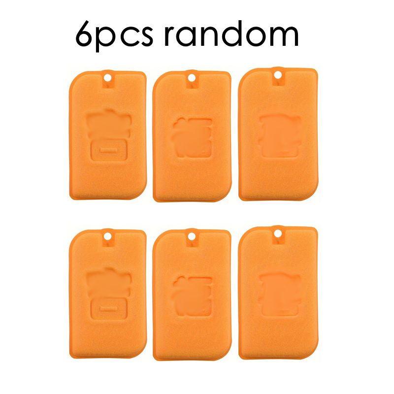 6pcs/9pcs/12pcs Thickened Dish Sponge Scouring Pads Sponges Random Pattern