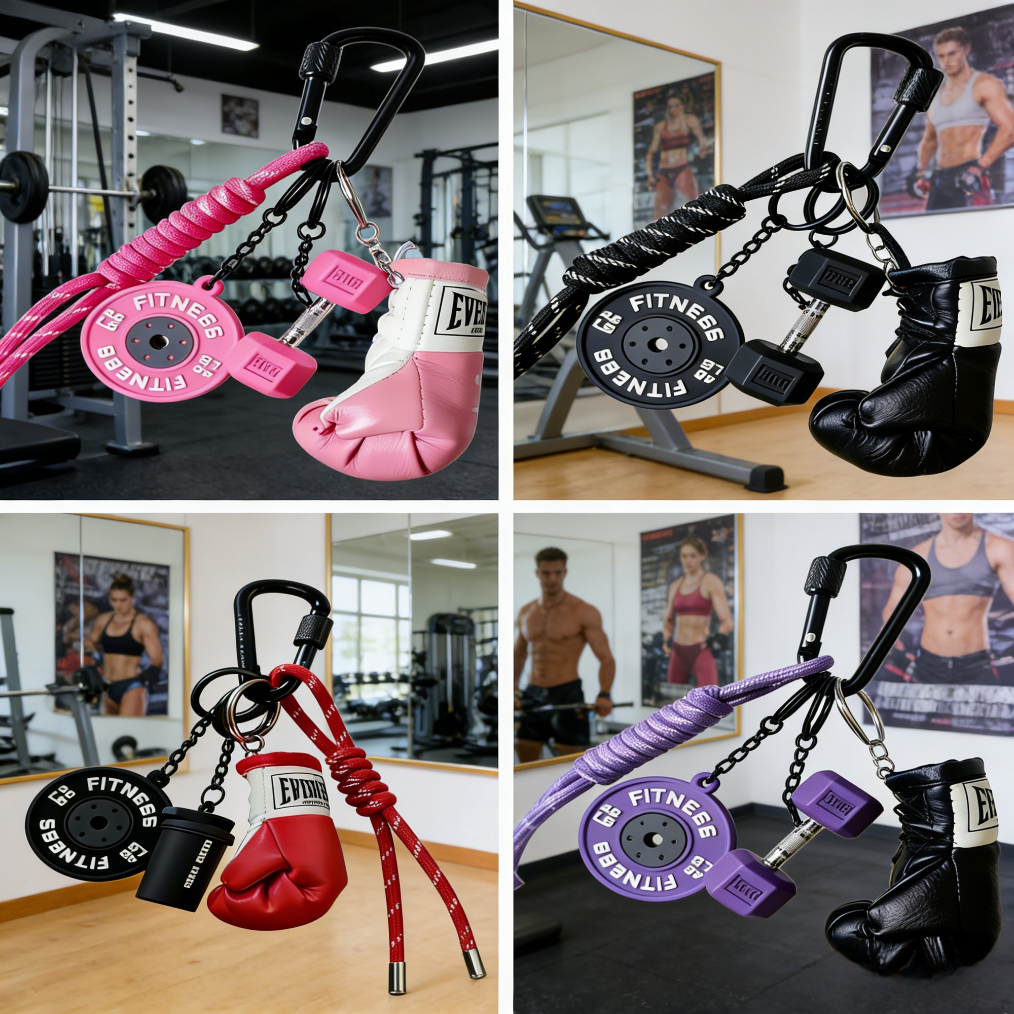boxing keychain sold on Temu United States