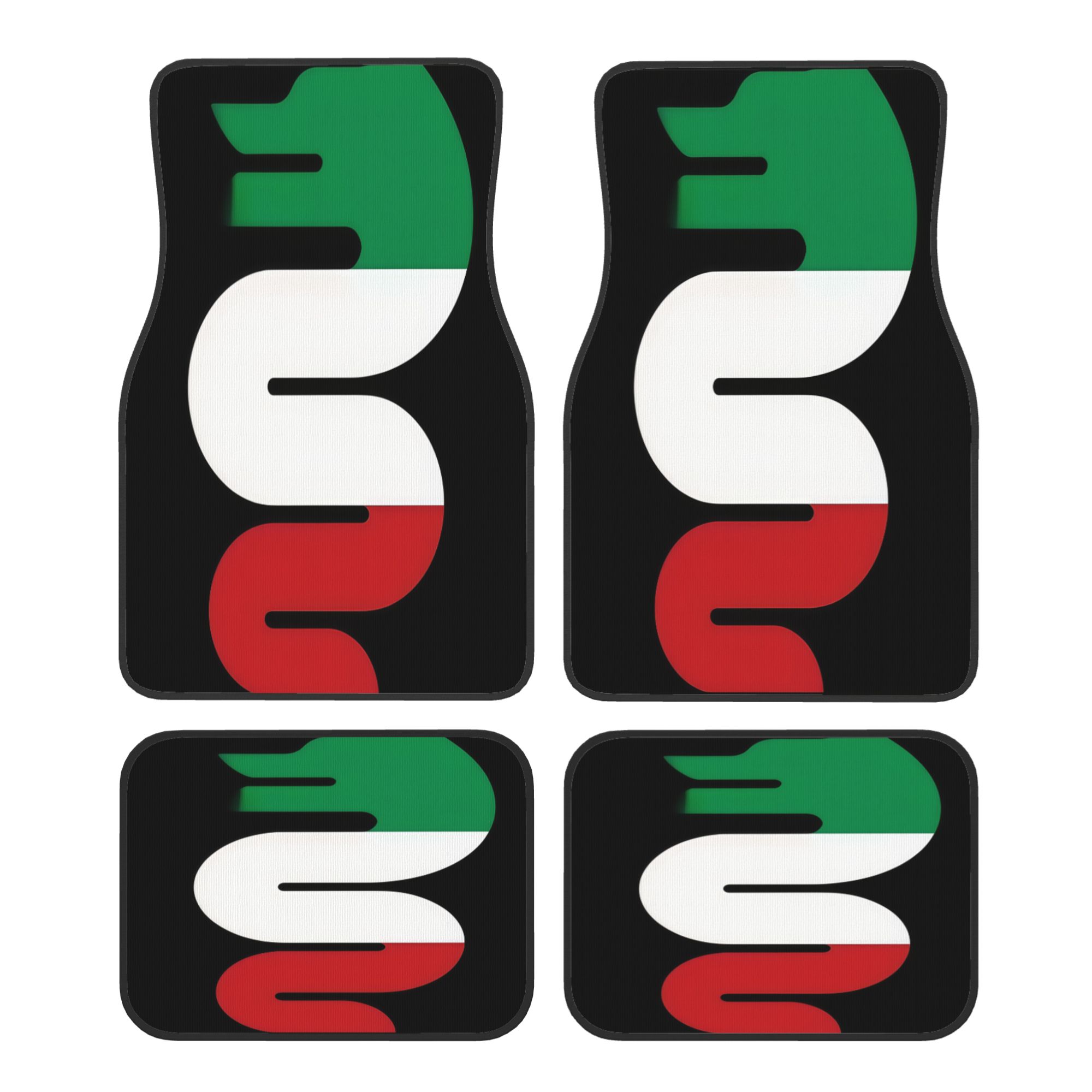 TEMU Set tappetini auto con motivo a verde, e , compatibili con la maggior parte dei modelli di auto, inclusi , camion e SUV. Protezione elegante