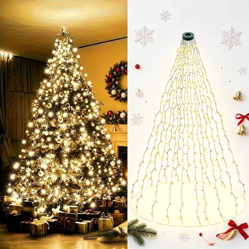 item picture 200 280 300 led christmas string lights christmas tree decorations for outdoor and indoor use with 8 lighting holiday decorative string lights with remote control remote only batteries not included
