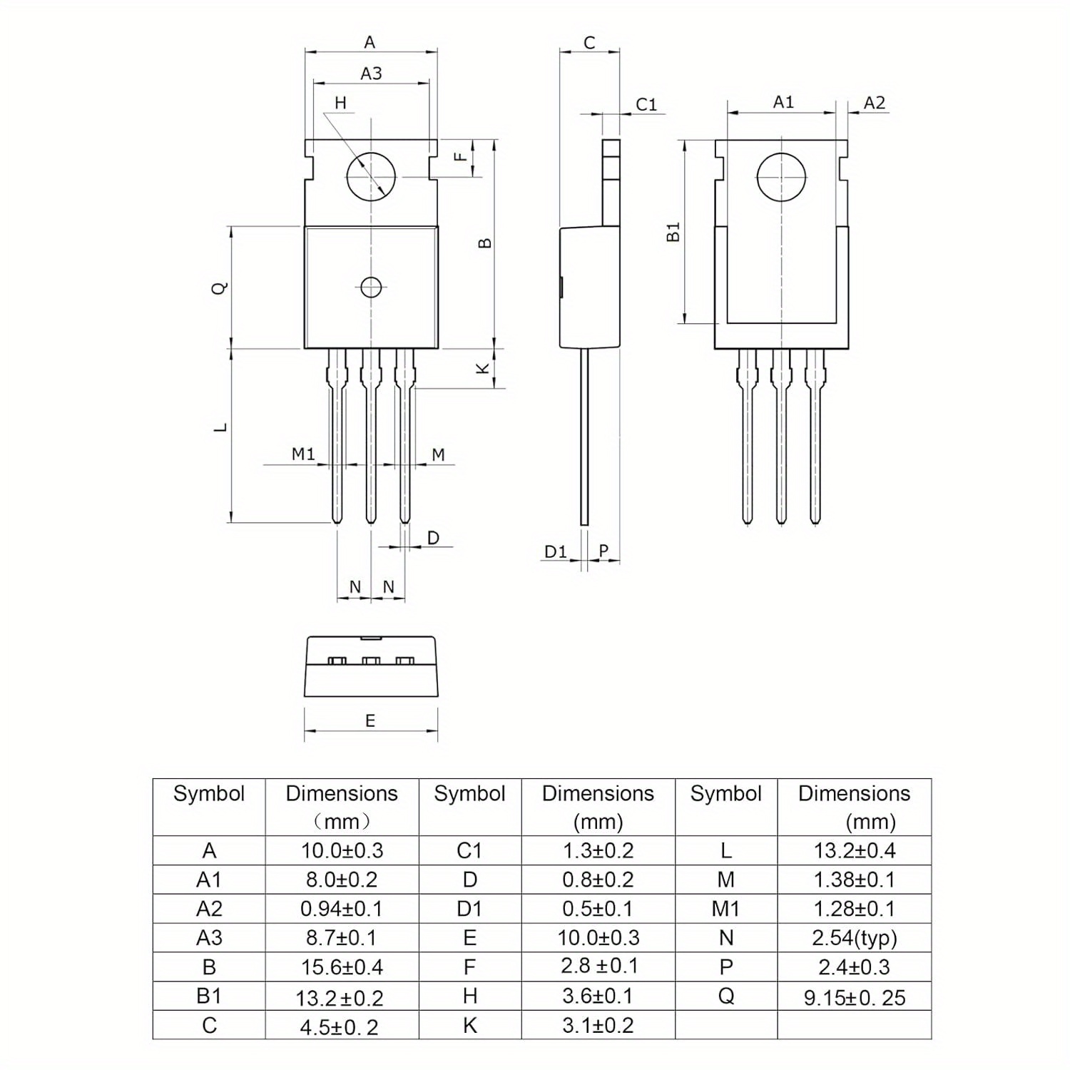 10-Pack IRF630 Power N-Channel MOSFET Transistors – TO-220 Package