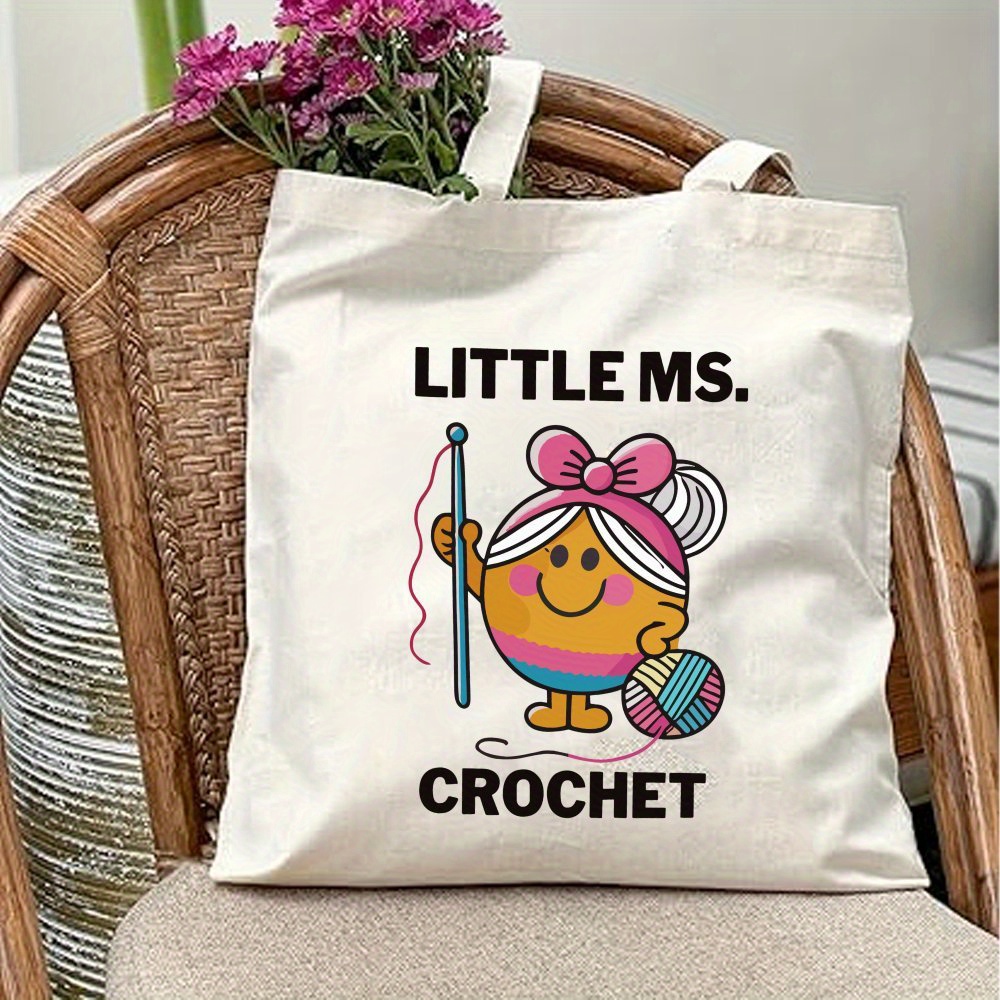 Funny Knitting Tote Bag for Couples