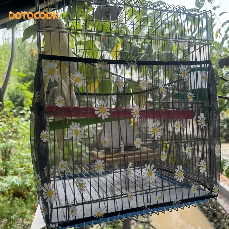 Upgraded Anti-Scatter Bird Cage Skirt Universal Bird Cage Tidy Net... product image 11