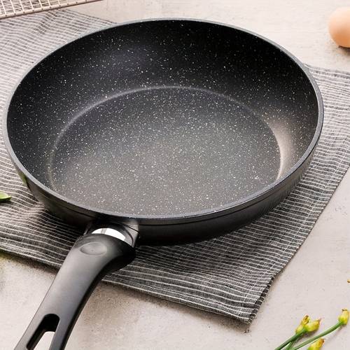 item picture 23cm non stick frying pan with heat resistant handle flat for eggs pancakes searing easy clean kitchen pan supplementary cookware