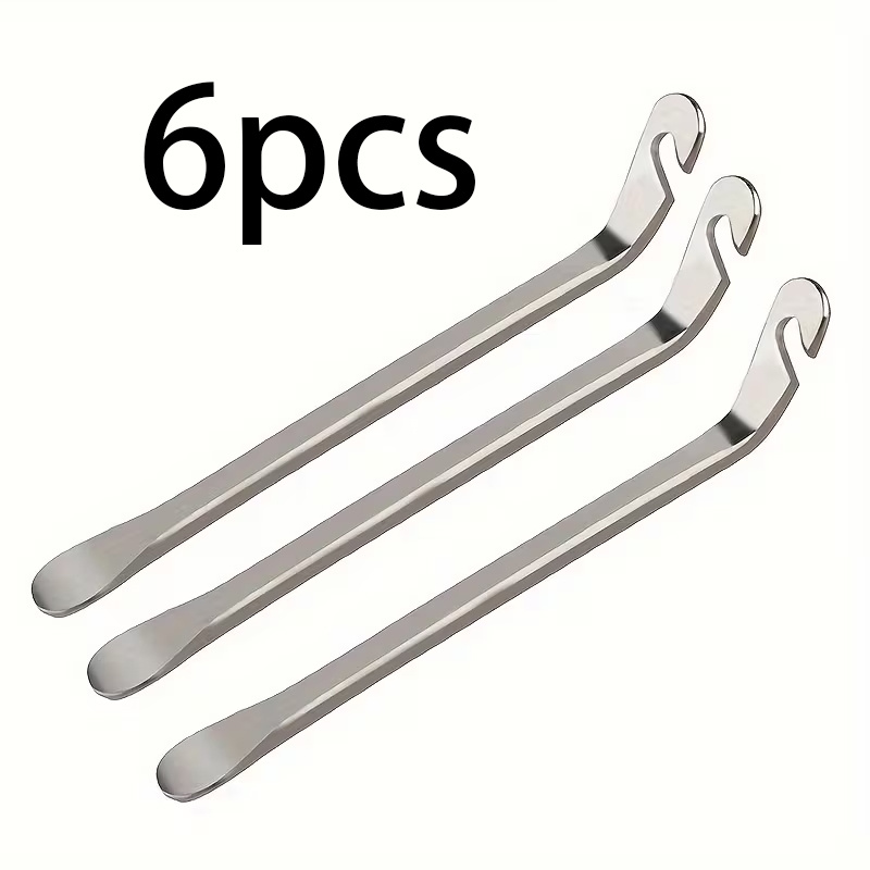 TEMU 6pcs Bicycle Tire Levers, Bike Pry Bars, Tire Levers, Repair Tools, Tire Removers, Mountain Bike Tire Accessories