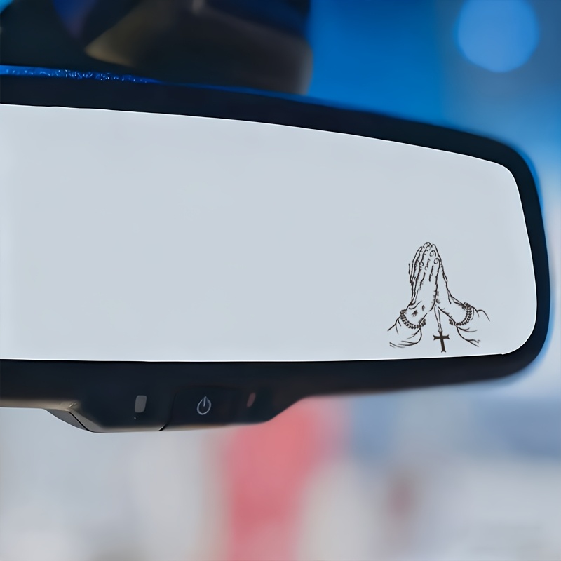 Image of 2d Flat--gesture-sticker, Car Rearview Mirror Sticker, Car Styling Window Glass Motorcycle Laptop Vinyl Sticker, Car Sticker, 2d Flat
