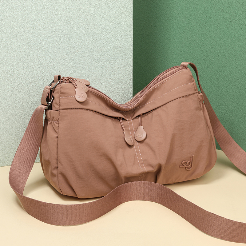crossbody fashion lightweight large capacity women s crossbody bag   versatile lazy style women s shoulder bag nylon cloth bag women s versatile outdoor lightweight travel bag Product details 8