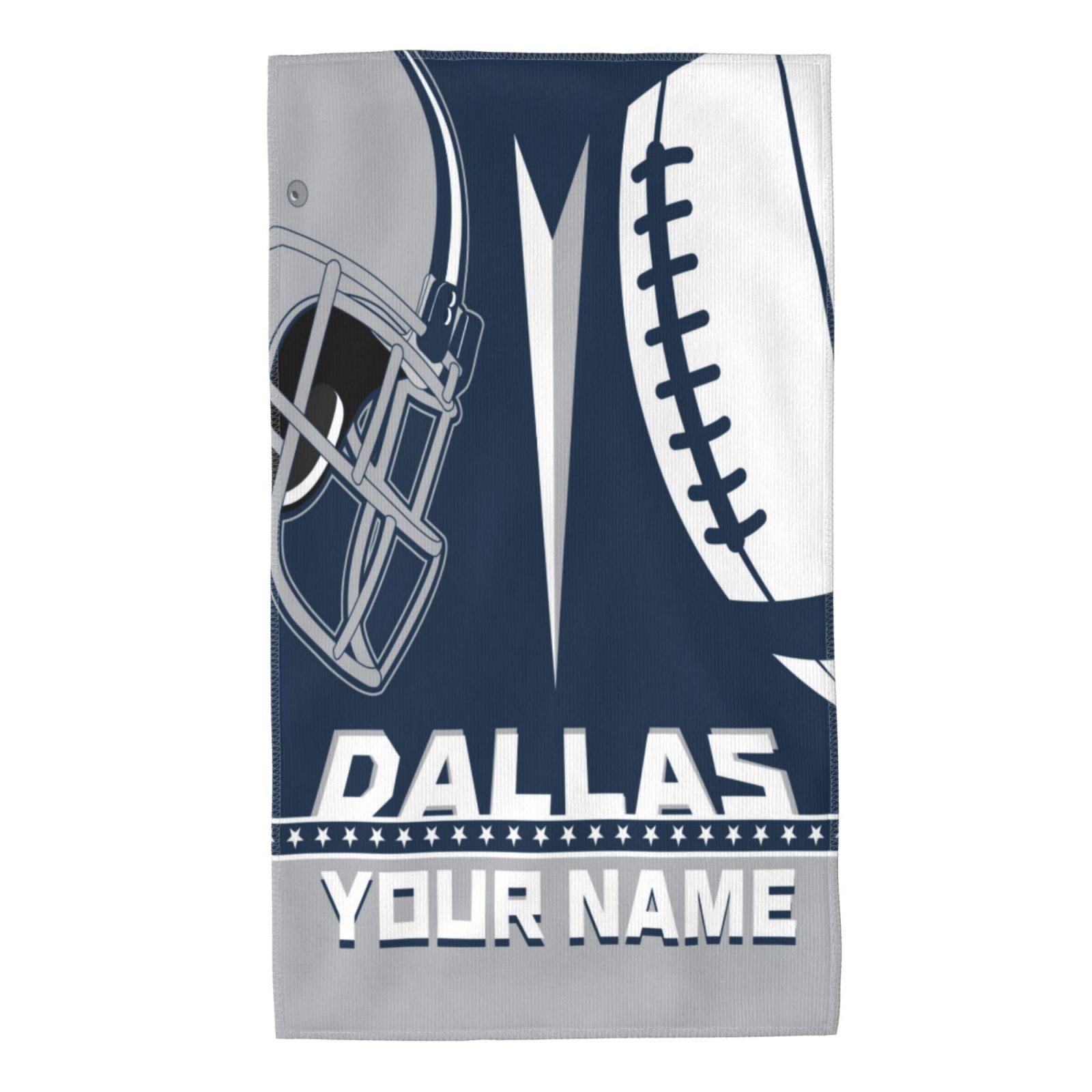 

Custom Dallas Football Towel - Personalized, Absorbent Polyester Bath Towel, Perfect Gift For Fans, 18x26 Inches