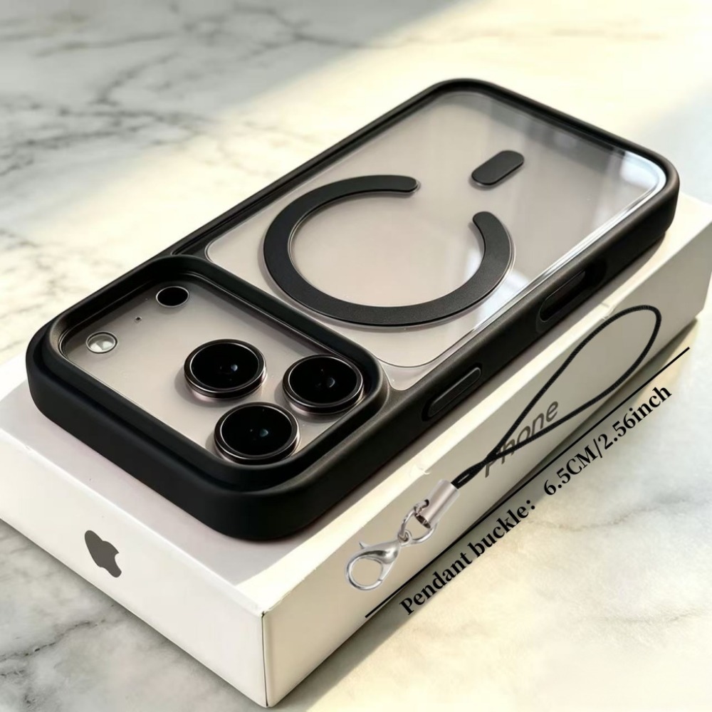 TEMU para teléfono: Juego: + clip de dije, magnética de con carga inalámbrica, compatible con iPhone 18 Pro Max, 17 Pro Max, 16, 15, 14, 13, 12, 11