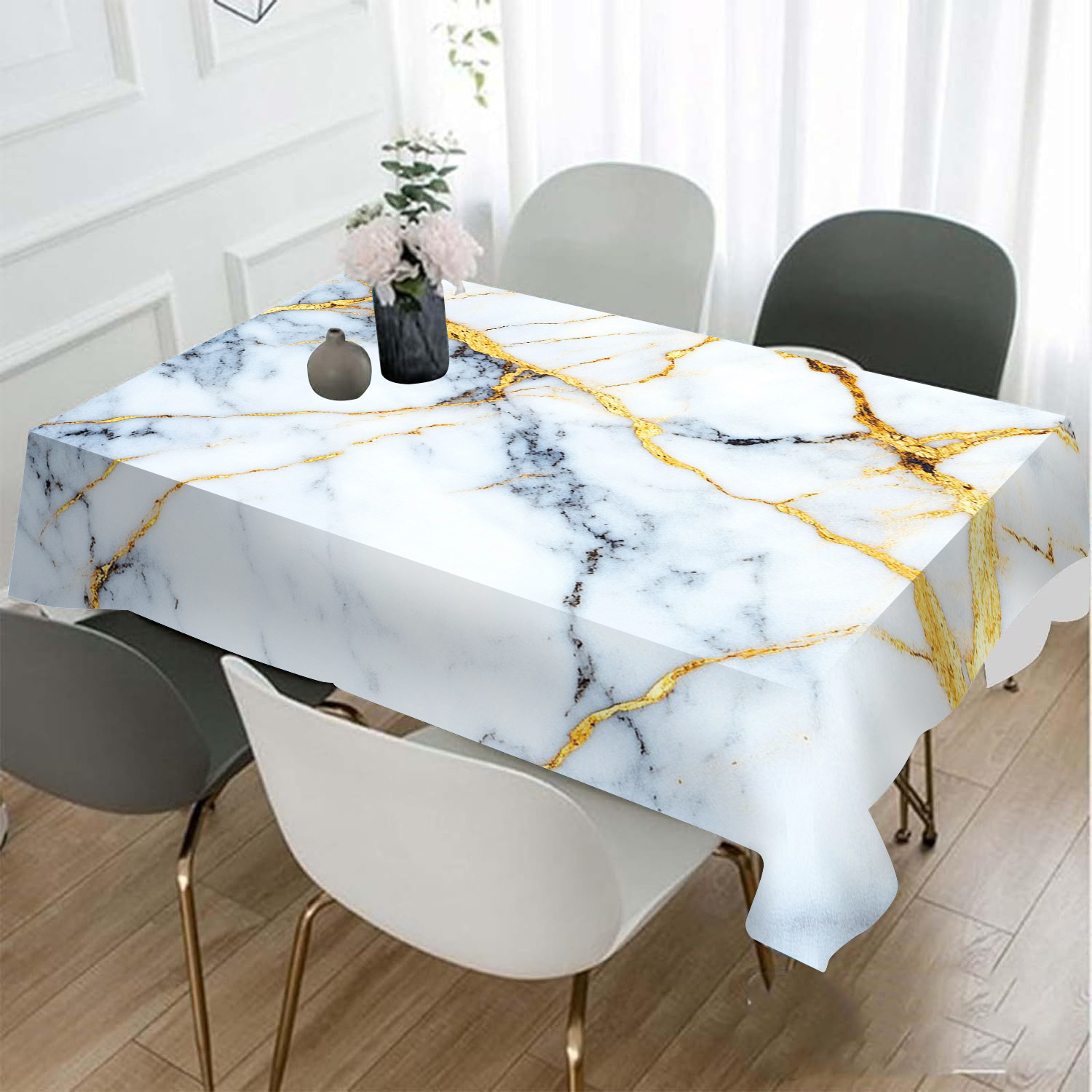 

Tablecloth, 1pc Non-woven , Table For , , Dining, Decor, - Table Linen