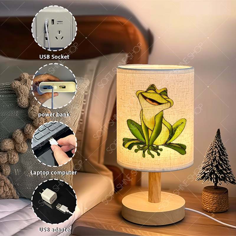 Printed USB-Powered LED Table Lamp for Home & Office Decor