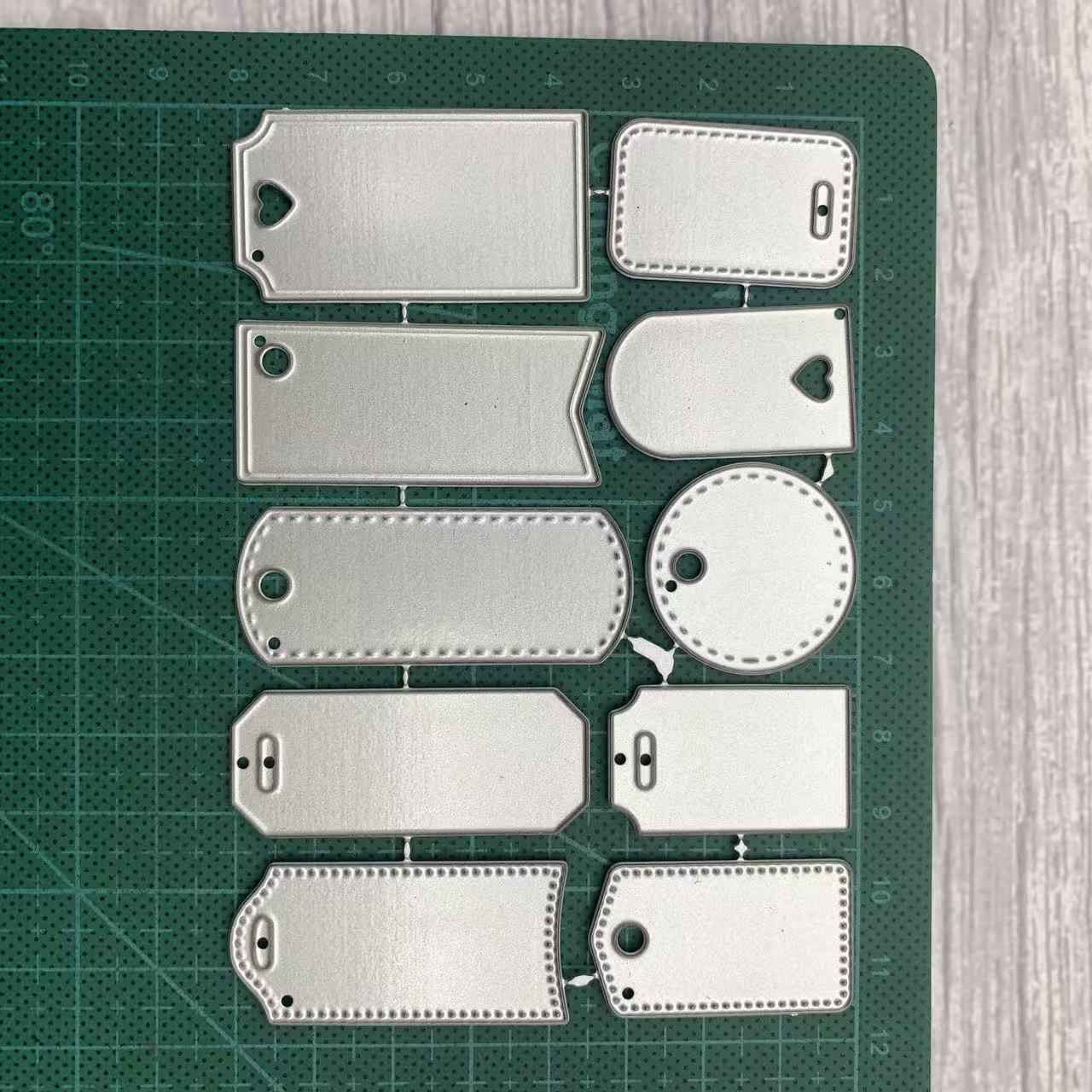 TEMU Tags Die Cuts For Card Making Labels Stamps Metal Cutting Dies For Paper Scrapbooking Embossing Crafts