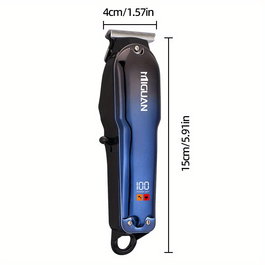 home relaxation professional hair clipper with usb rechargeable 4 interchangeable blades 1 5mm 2mm 3mm 4mm ergonomic handle precision trimming styling tool for men sleek ideal holiday gift professional styling precision dial control ergonomic clipper details 4